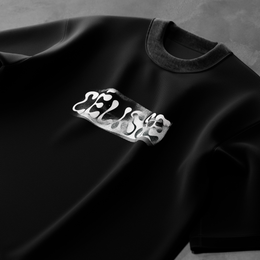 Silent Gaze Black T-Shirt